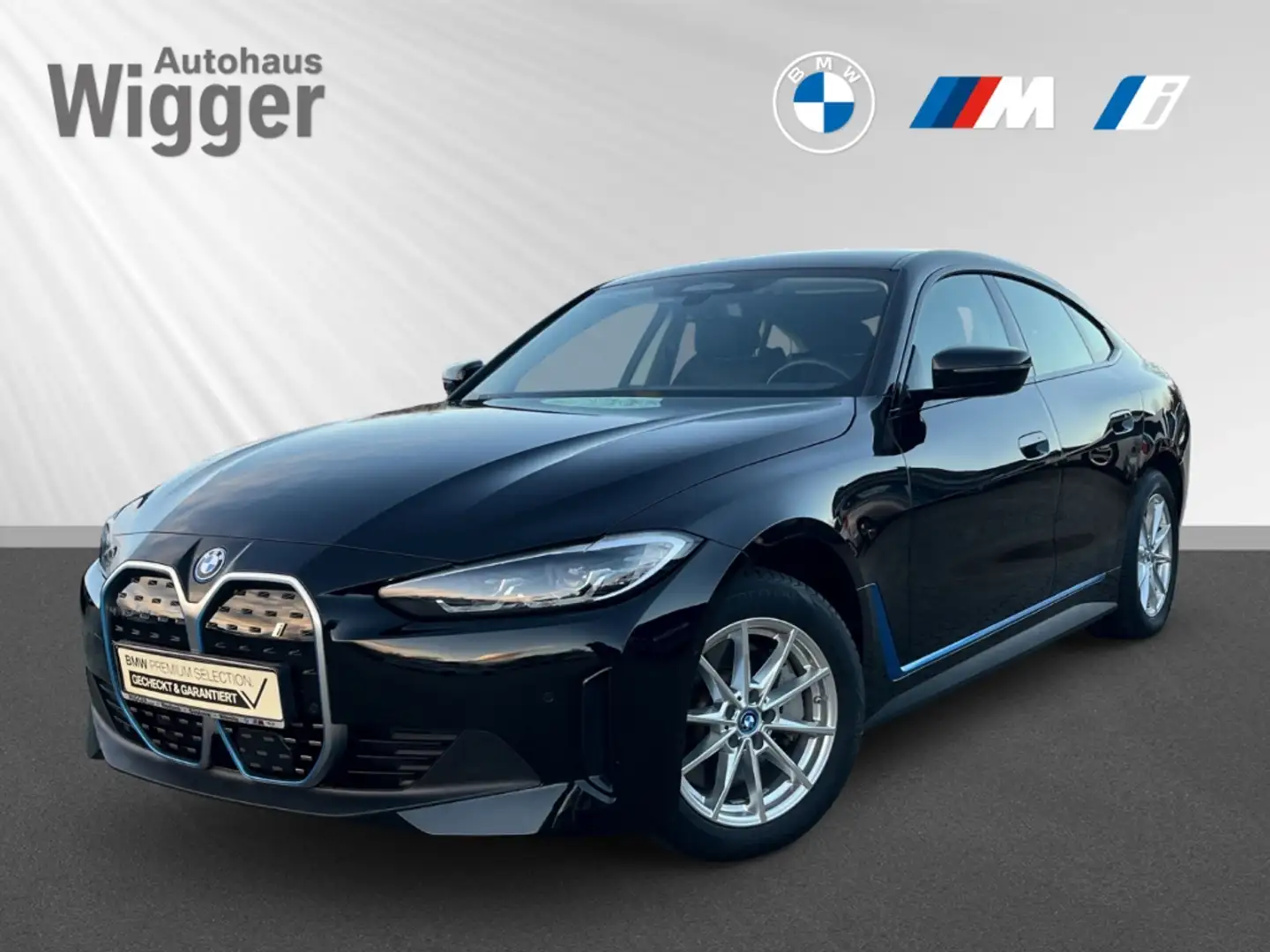 BMW i4 eDrive35 Gran Coupe/Soundsystem/LED/ACC Noir - 1