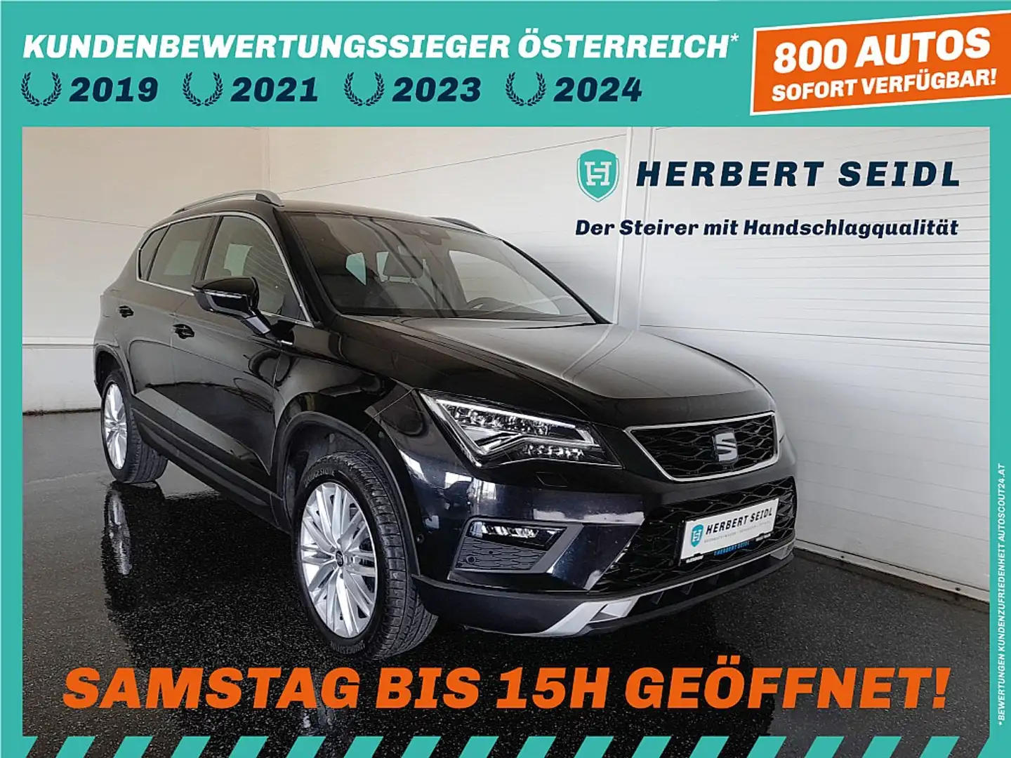 SEAT Ateca Xcellence 2,0 TDI DSG *STANDHZG / VOLL-LED / 18... Schwarz - 1