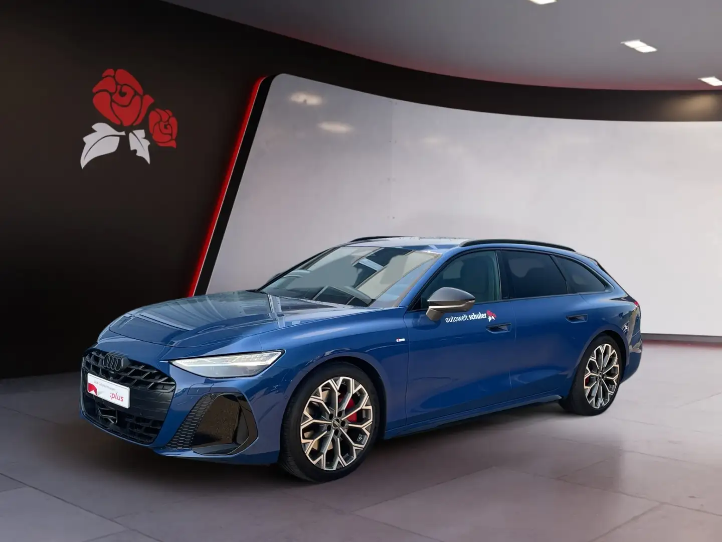 Audi A6 Avant 2.0 TDI quattro S-line AHK ACC TechPlus MMI Blauw - 2
