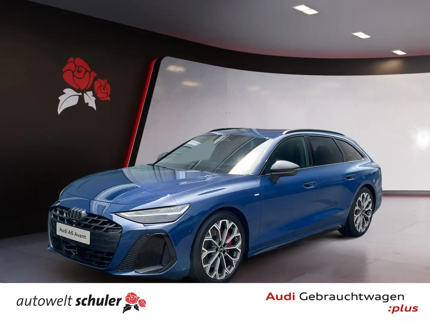 Audi A6 Avant 2.0 TDI quattro S-line AHK ACC TechPlus MMI Modrá - 1
