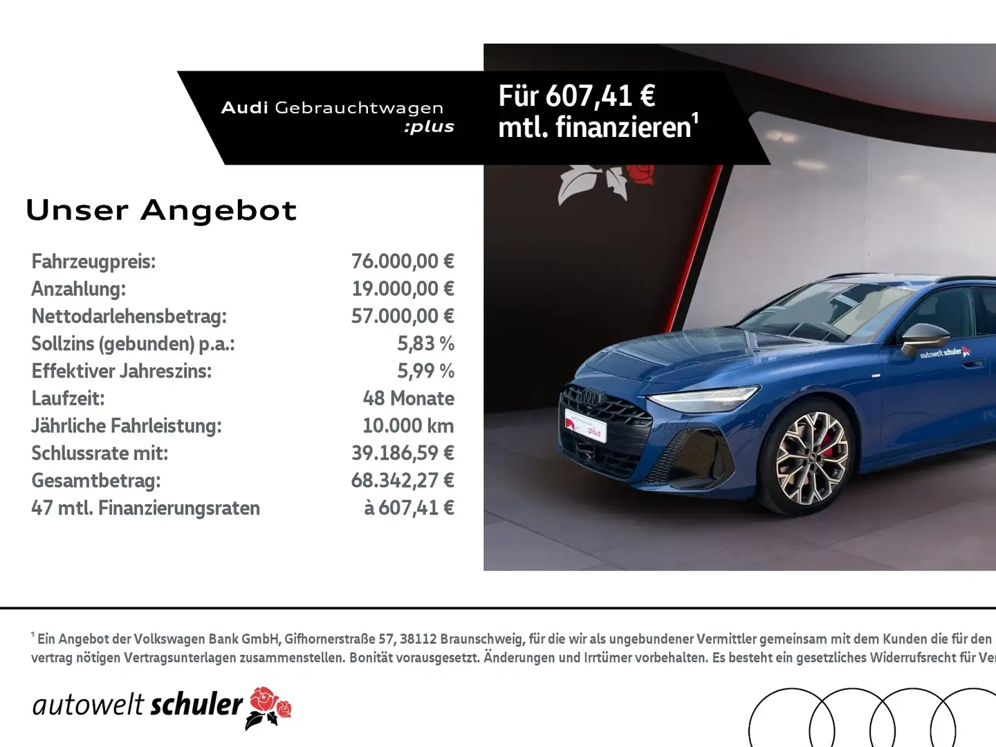 Audi A6 Avant 2.0 TDI quattro S-line AHK ACC TechPlus MMI Blauw - 1