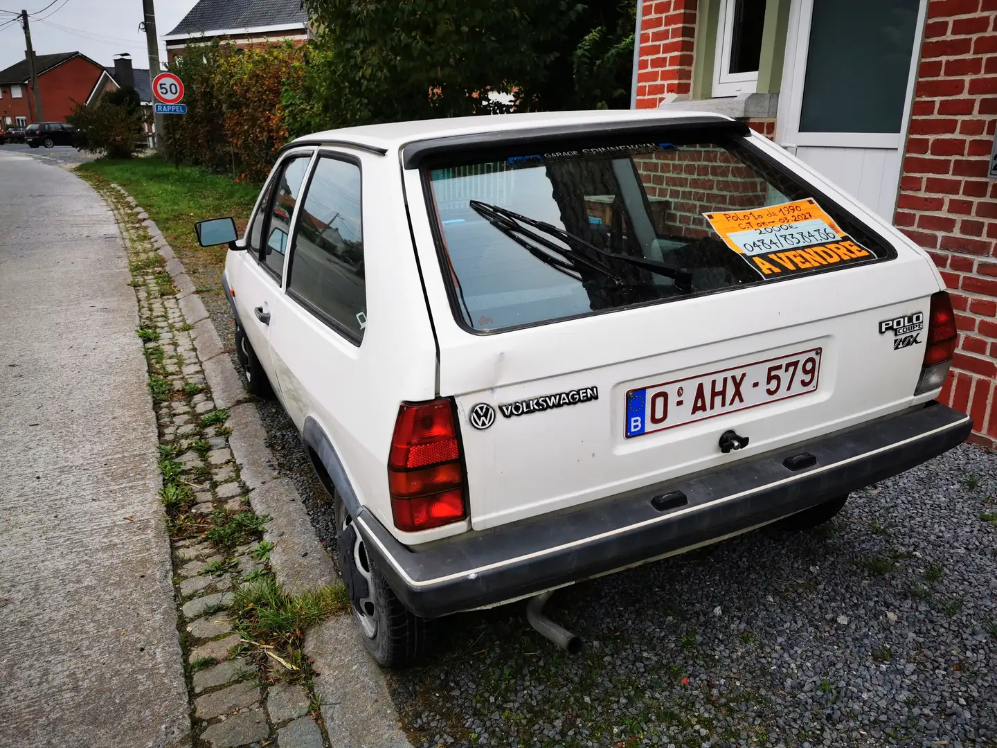 Volkswagen Polo 1. 0 de 1990 essence Blanc - 2
