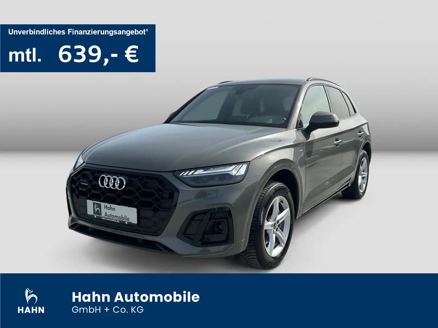 Audi Q5 40TDI S-trc quattro S-line AHK Cam Matrix PDC Grau - 1