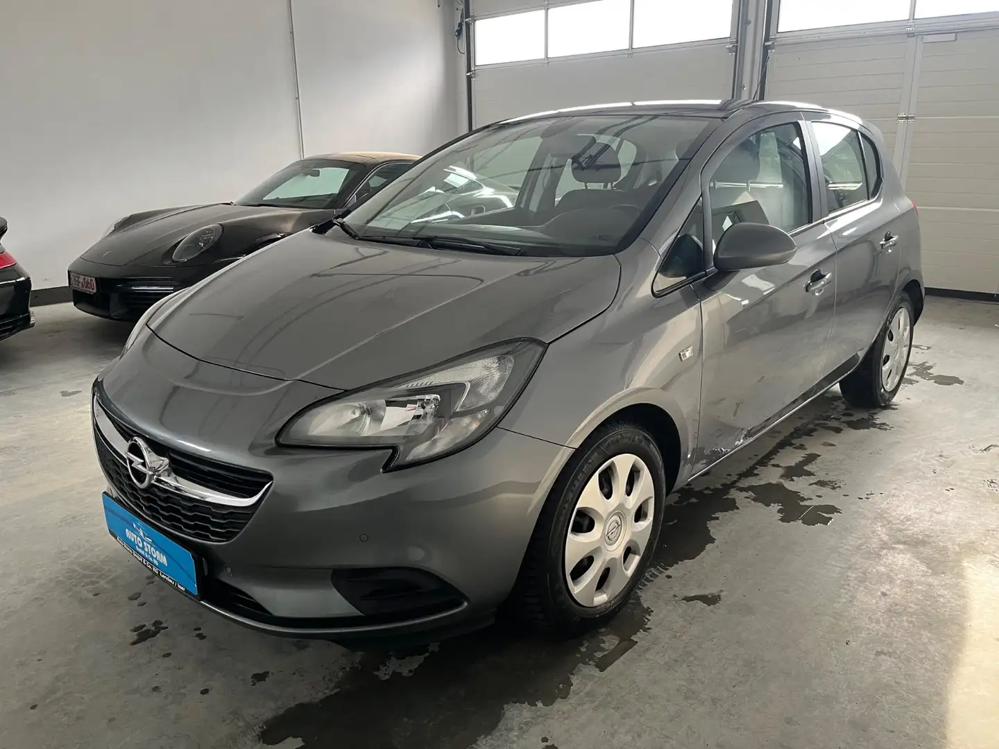 Opel Corsa E 1.0 Turbo ecoFlex Edition*AHK*LKHZ*SHZ*PDC*AHK A Grijs - 1