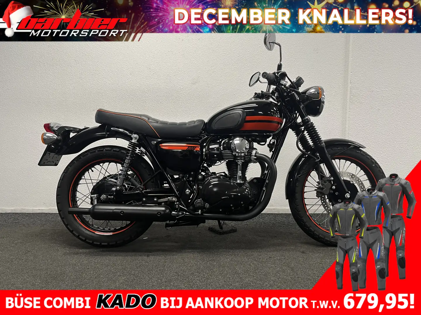 Kawasaki W 800 Zwart - 1