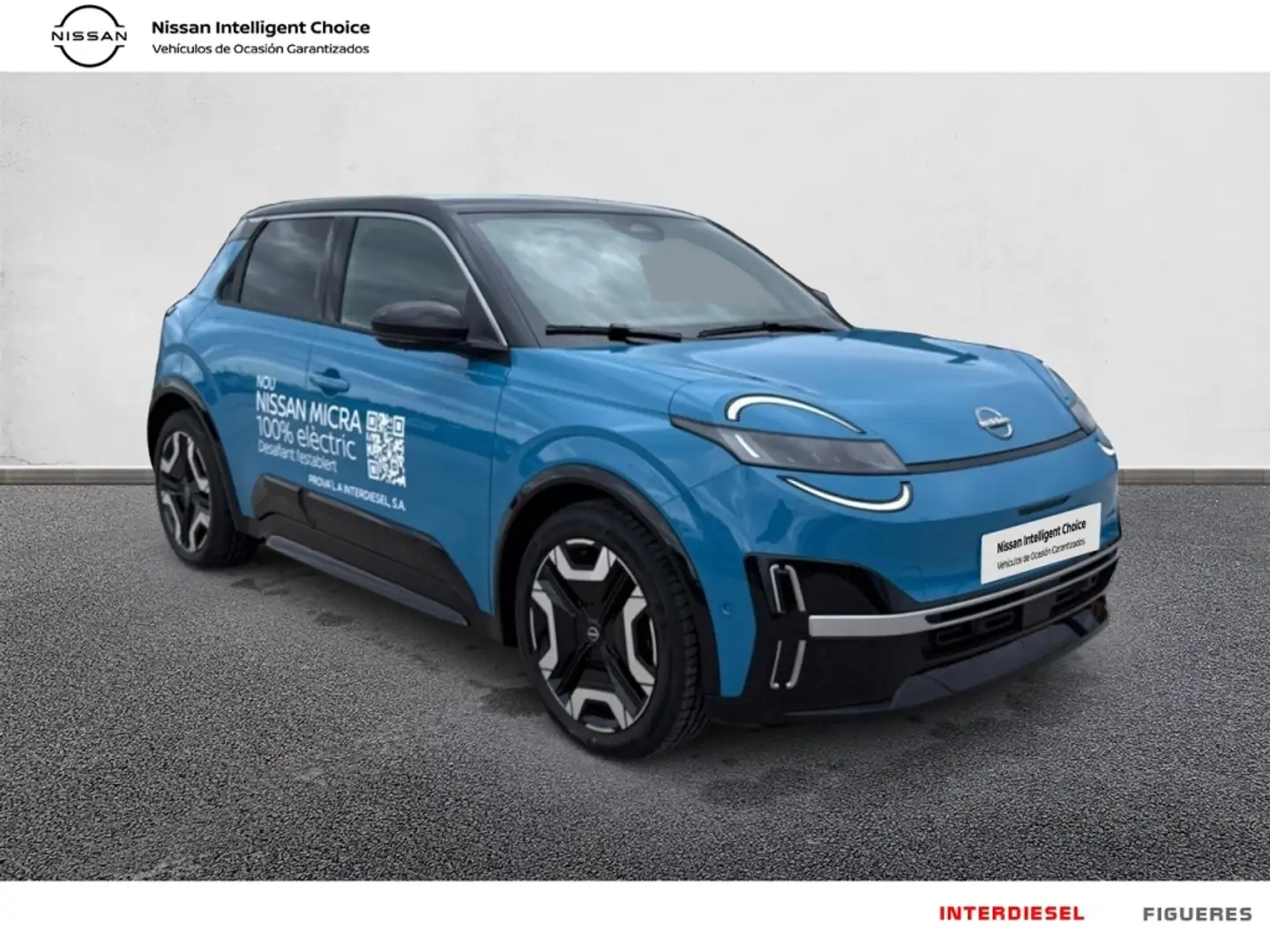 Nissan Micra Long Range Tekna 110kW 52kWh Azul - 1