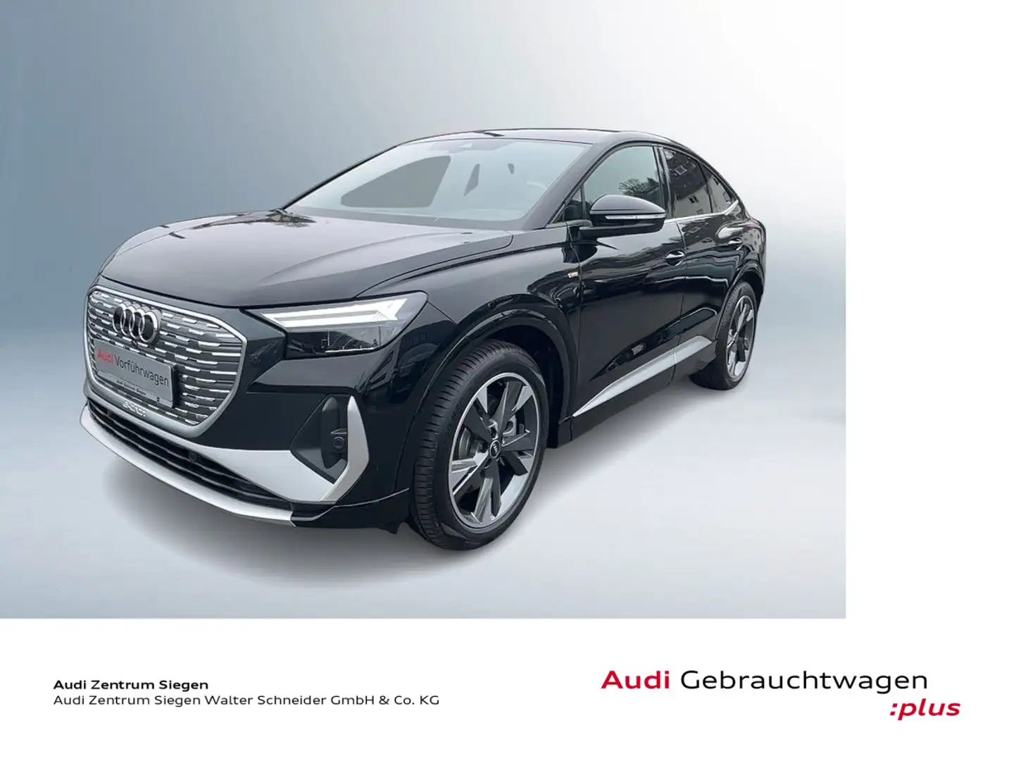 Audi Q4 e-tron Sportback 50 quattro Schwarz - 1
