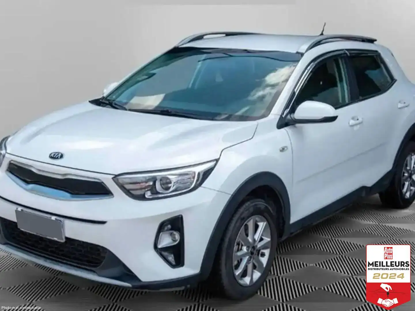 Kia Stonic T-GDi 100 DCT7 Active Silver + Silver Pack Blanc - 1