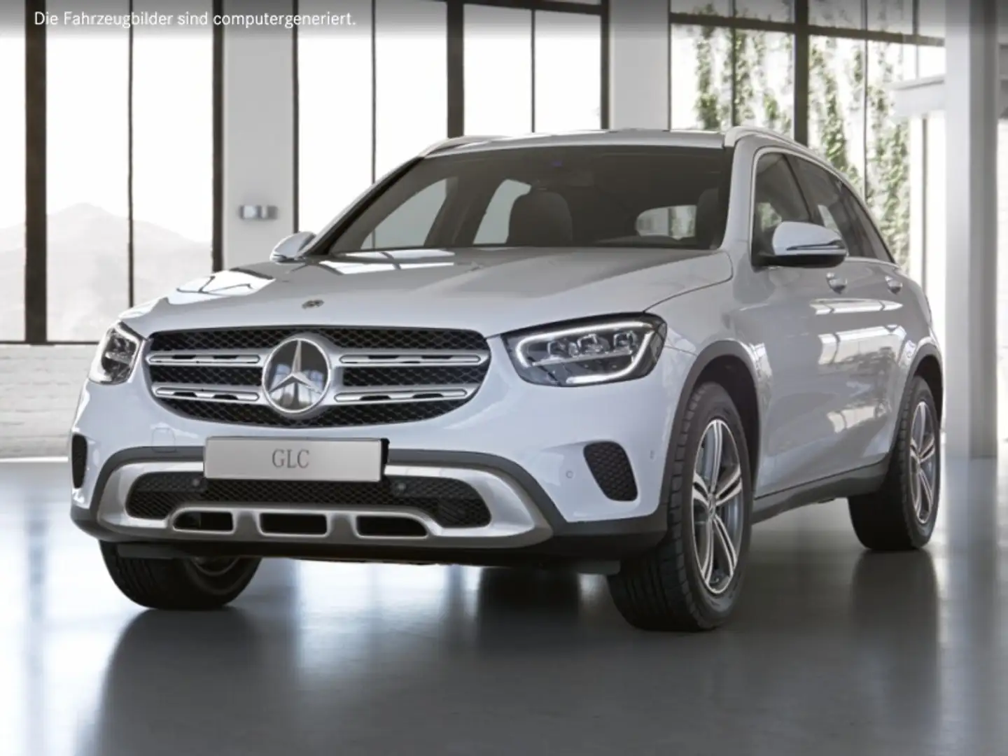 Mercedes-Benz GLC 220 d 4MATIC AUT Kam. KeyLess KlimaA LED PDC Weiß - 1