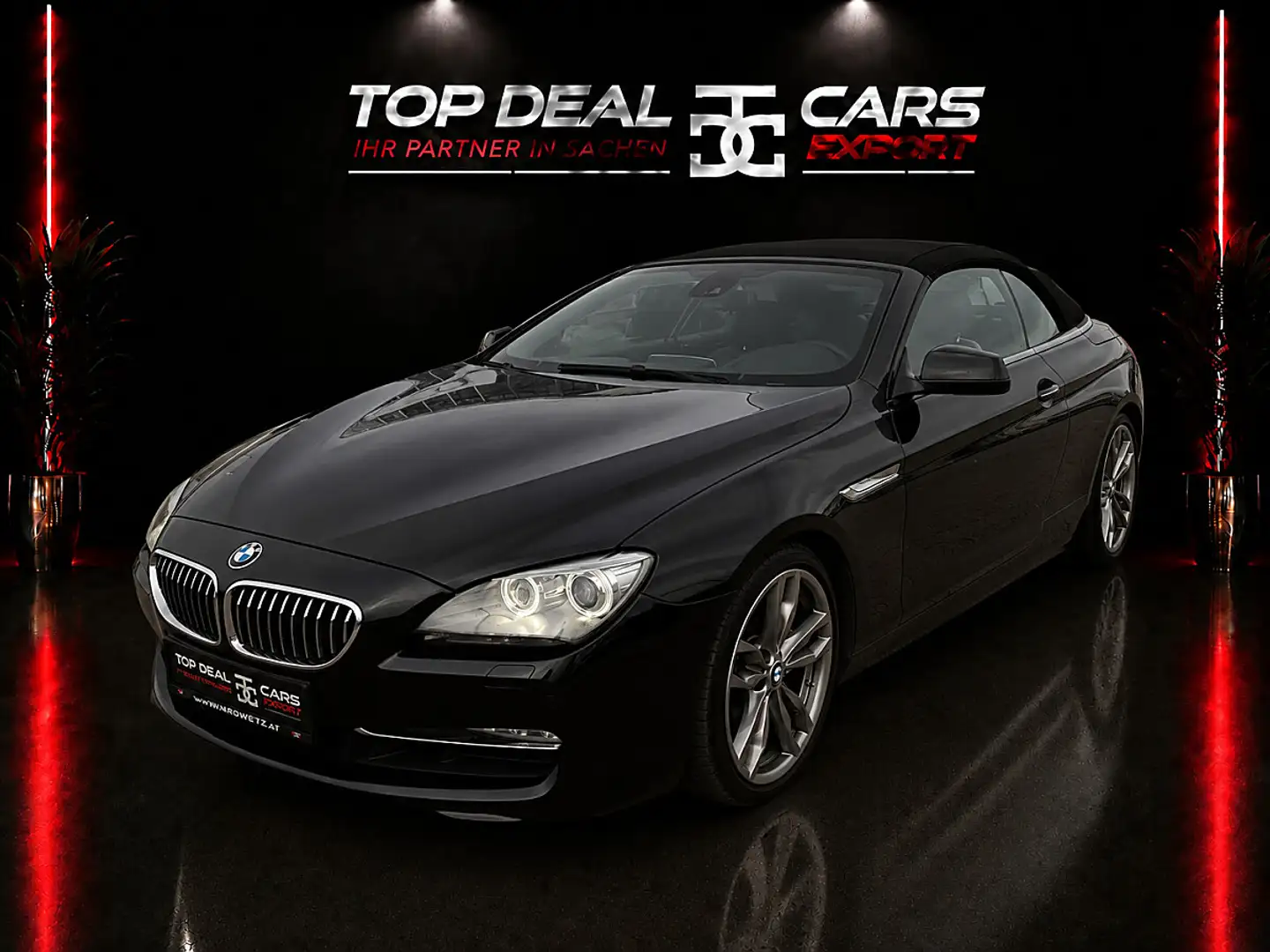 BMW 640 d Cabrio Aut. Schwarz - 1