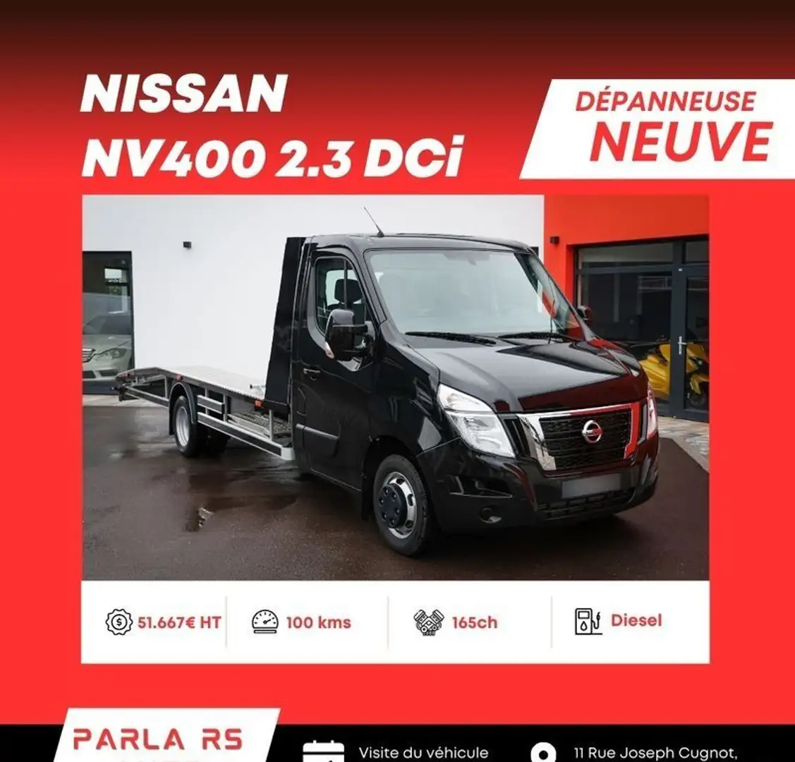 Nissan NV400 2.3 Dci 165ch porte voiture neuf Negru - 1