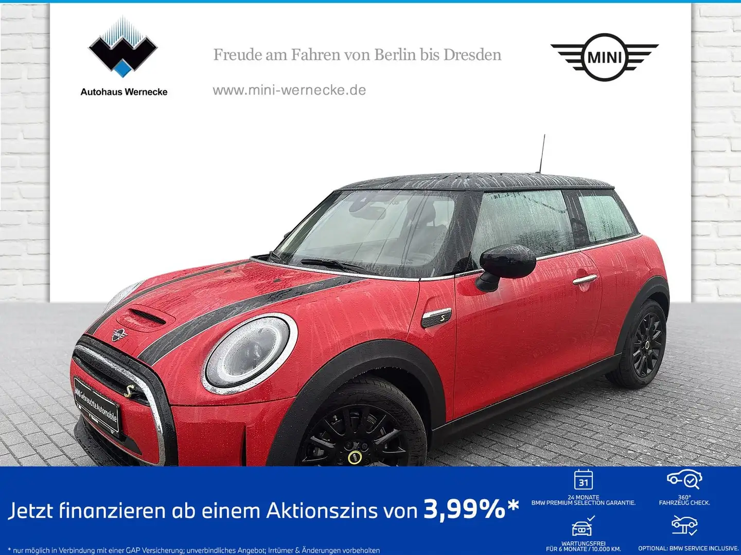 MINI Cooper SE Hatch DAB LED Navi Tempomat Klimaaut. Rot - 1