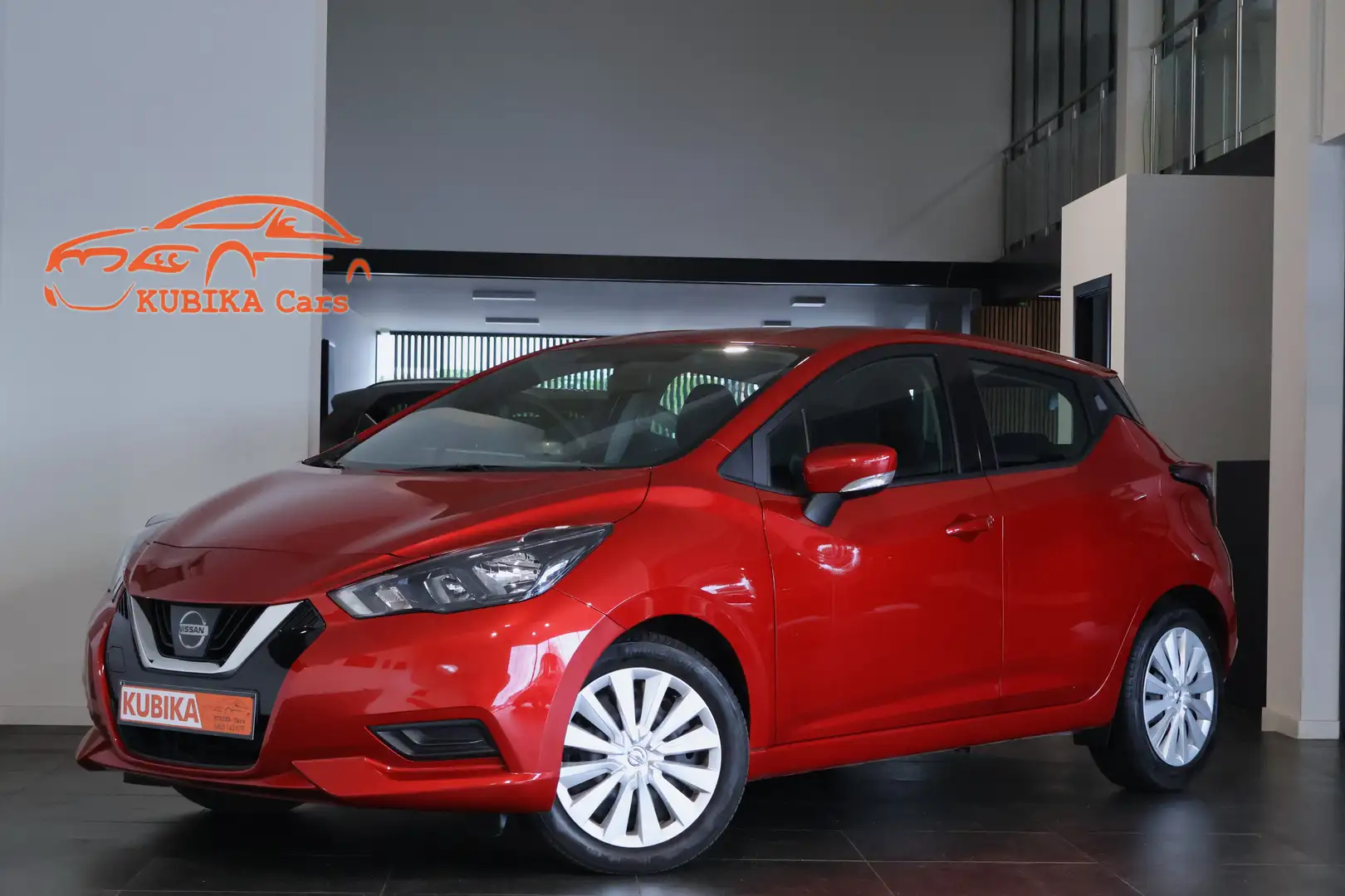 Nissan Micra 1.0 IG-T Tekna 16'' CruiseC Airco Garantie* Rood - 1