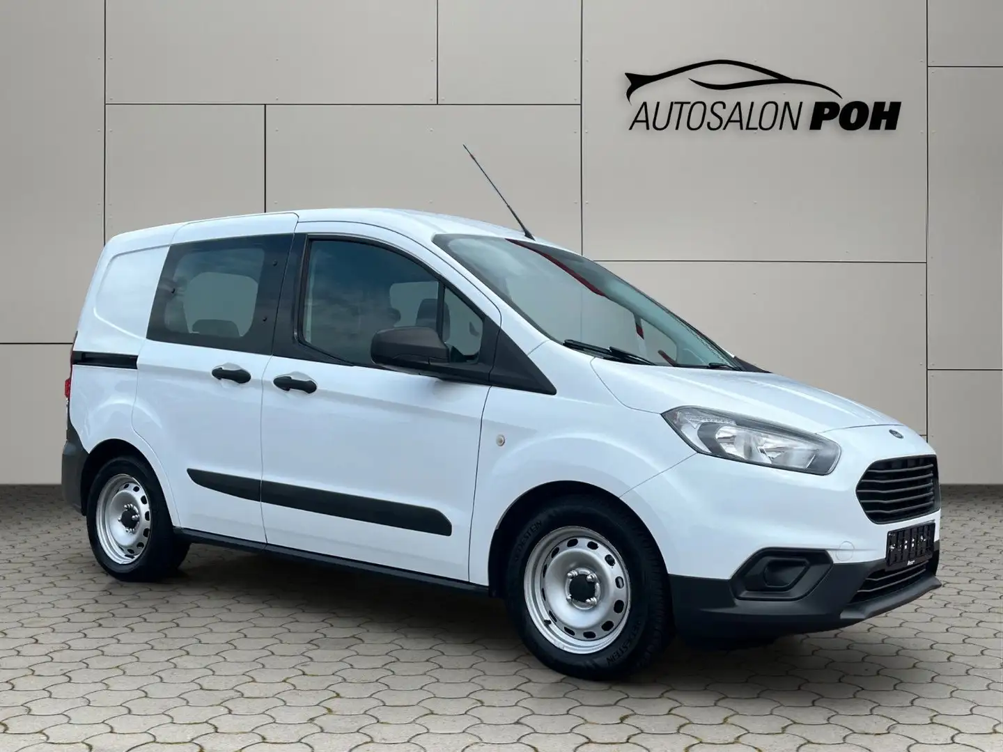 Ford Transit Courier /5 Sitzer/2x Schiebetür/AHK Blanco - 1
