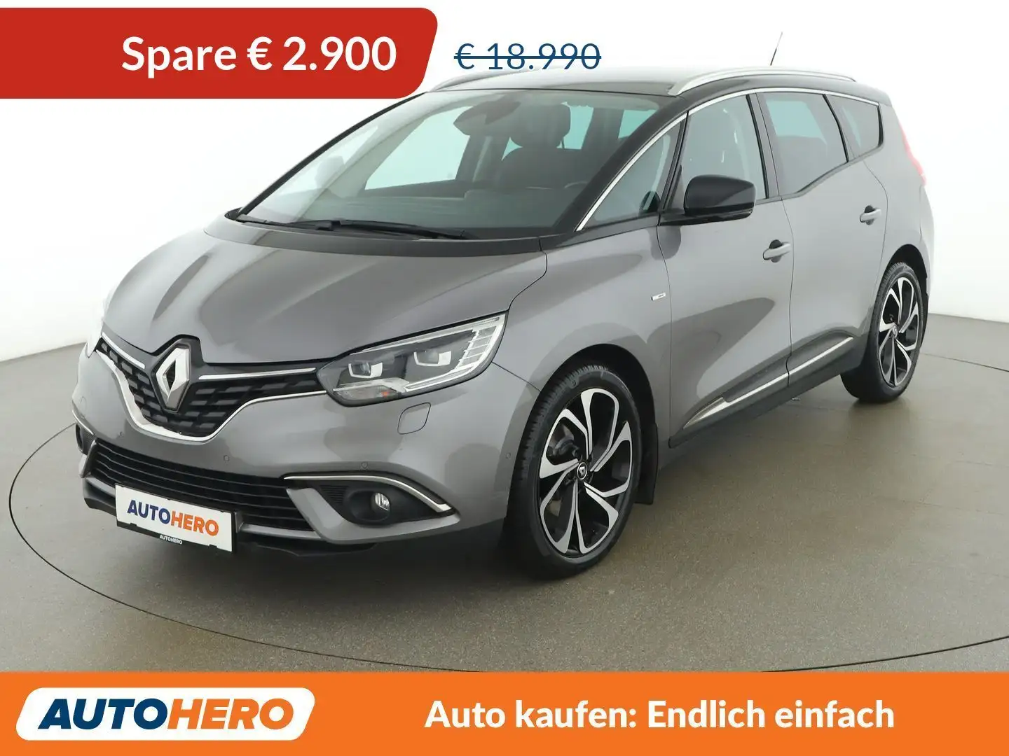 Renault Grand Scenic 1.6 dCi Energy BOSE-Edition Aut. *LED*SPUR*TOT*AHK Grau - 1