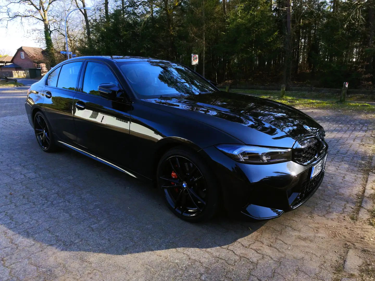 BMW 340 M340i xDrive, M-Sport Pro, 360°, Mild Hybrid Schwarz - 1