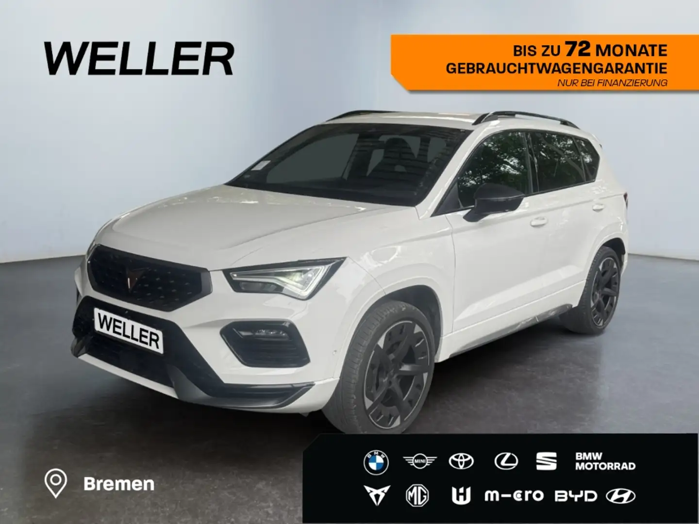 CUPRA Ateca 2.0 TSI 4Drive DSG *LED*360°*ACC*DCC*Beats* Weiß - 1