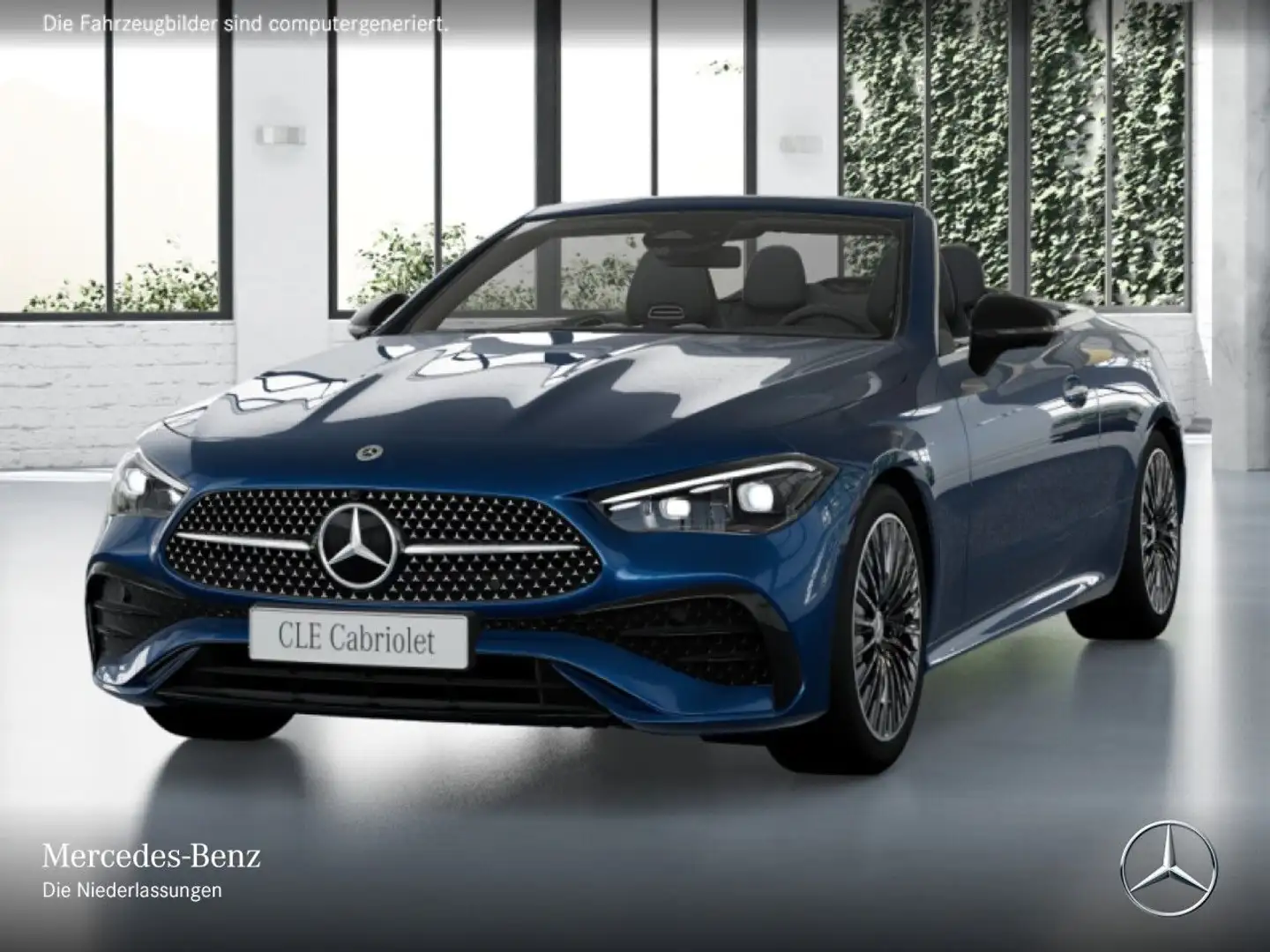 Mercedes-Benz CLE 220 d AMG+NIGHT+360+BURMESTER+TOTW+KEYLESS+9G Blau - 2