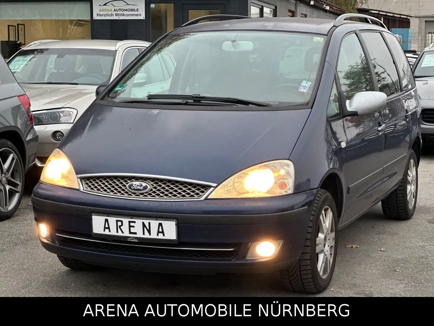Ford Galaxy 2.2 Ghia*7Sitzer*Klima*Alu*Ahk Blau - 1