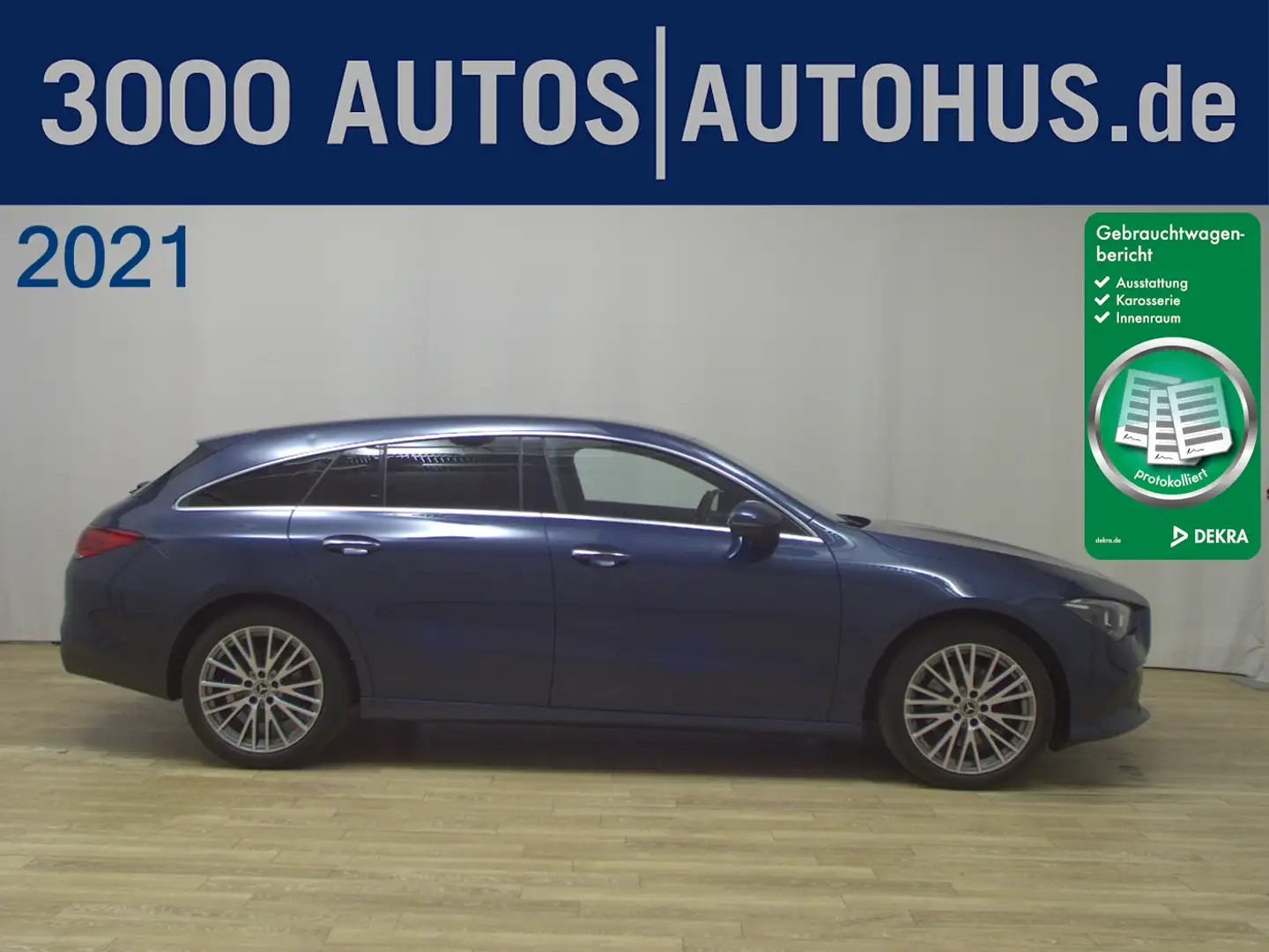 Mercedes-Benz CLA 220 d Shooting Brake SB Progressive AHK LED Modrá - 1