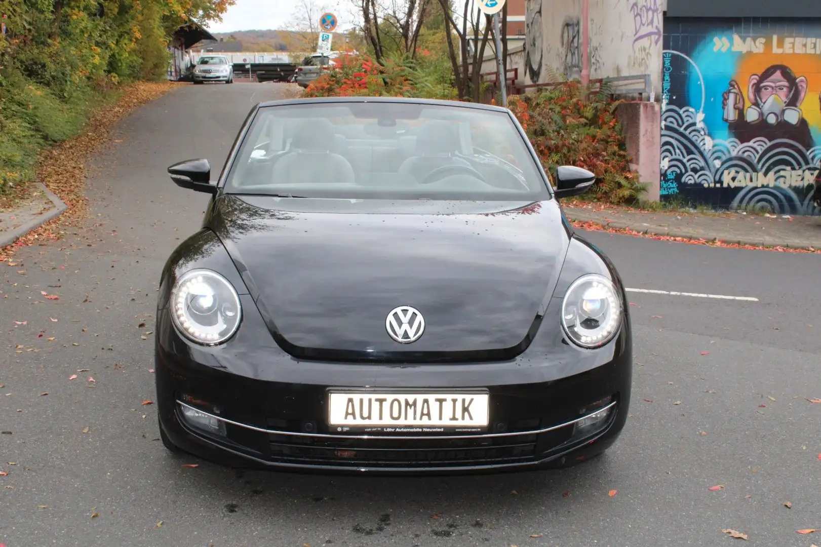 Volkswagen Beetle Cabriolet Sport Leder 1. Hand PDC Schwarz - 2