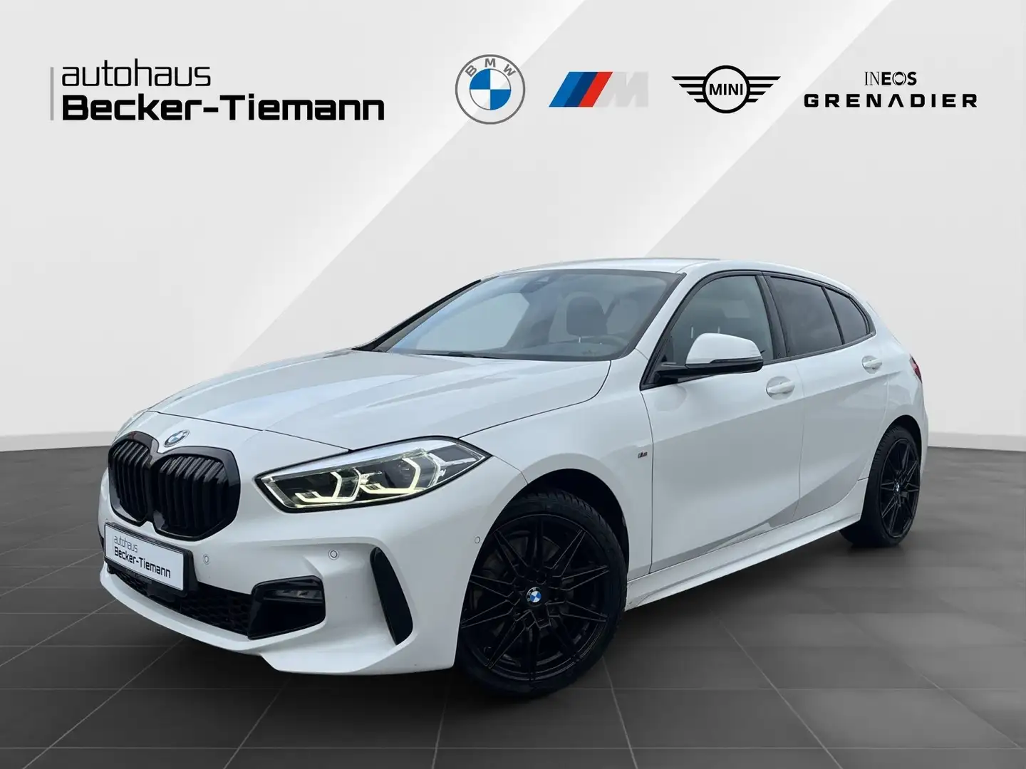 BMW 120 i M Sport/Automatik/LivePro/CarPlay/LED/Parken/Tem Blanc - 1
