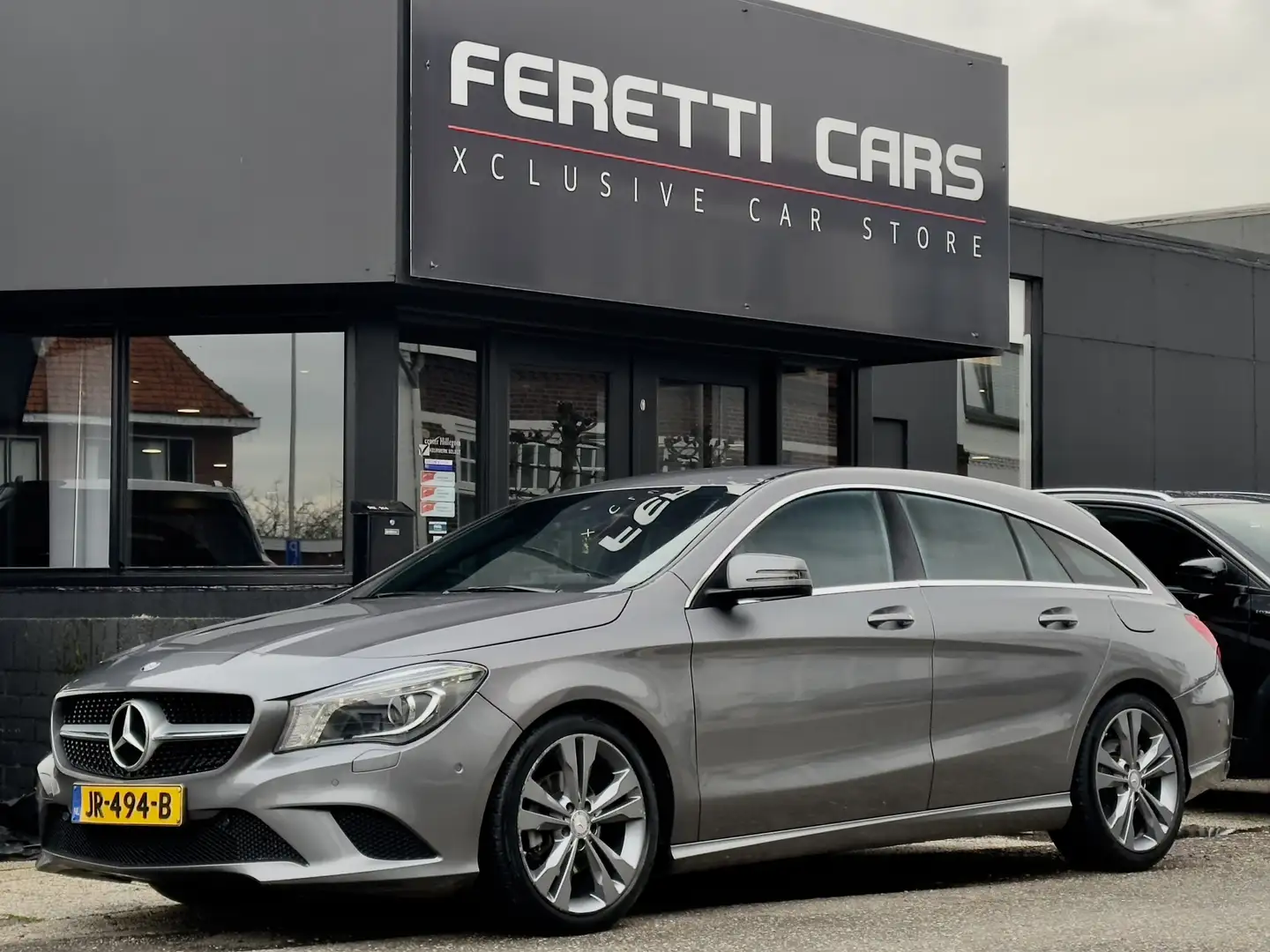 Mercedes-Benz CLA 200 Shooting Brake 200D AUT7 EDITION AMBITION LEDER NA Grijs - 1
