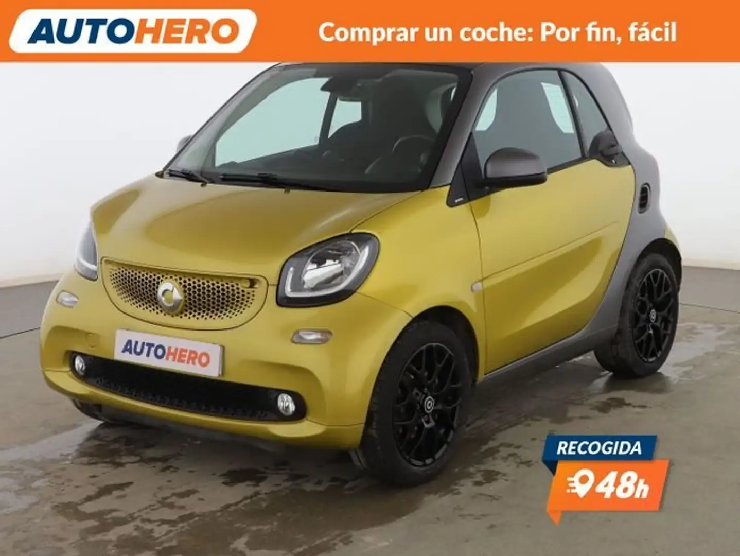 smart forTwo 0.9 Turbo Basis passion Coupe Amarillo - 1