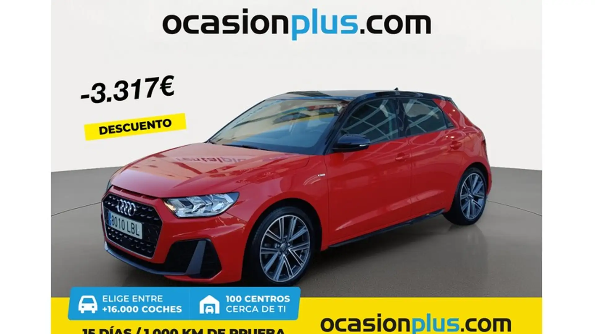 Audi A1 Sportback 30 TFSI S line Rojo - 1