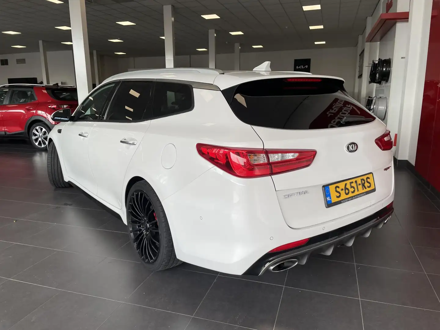 Kia Optima Sportswagon 2.0 T-GDi GT ,Panoramisch schuifdak ,2 Wit - 2