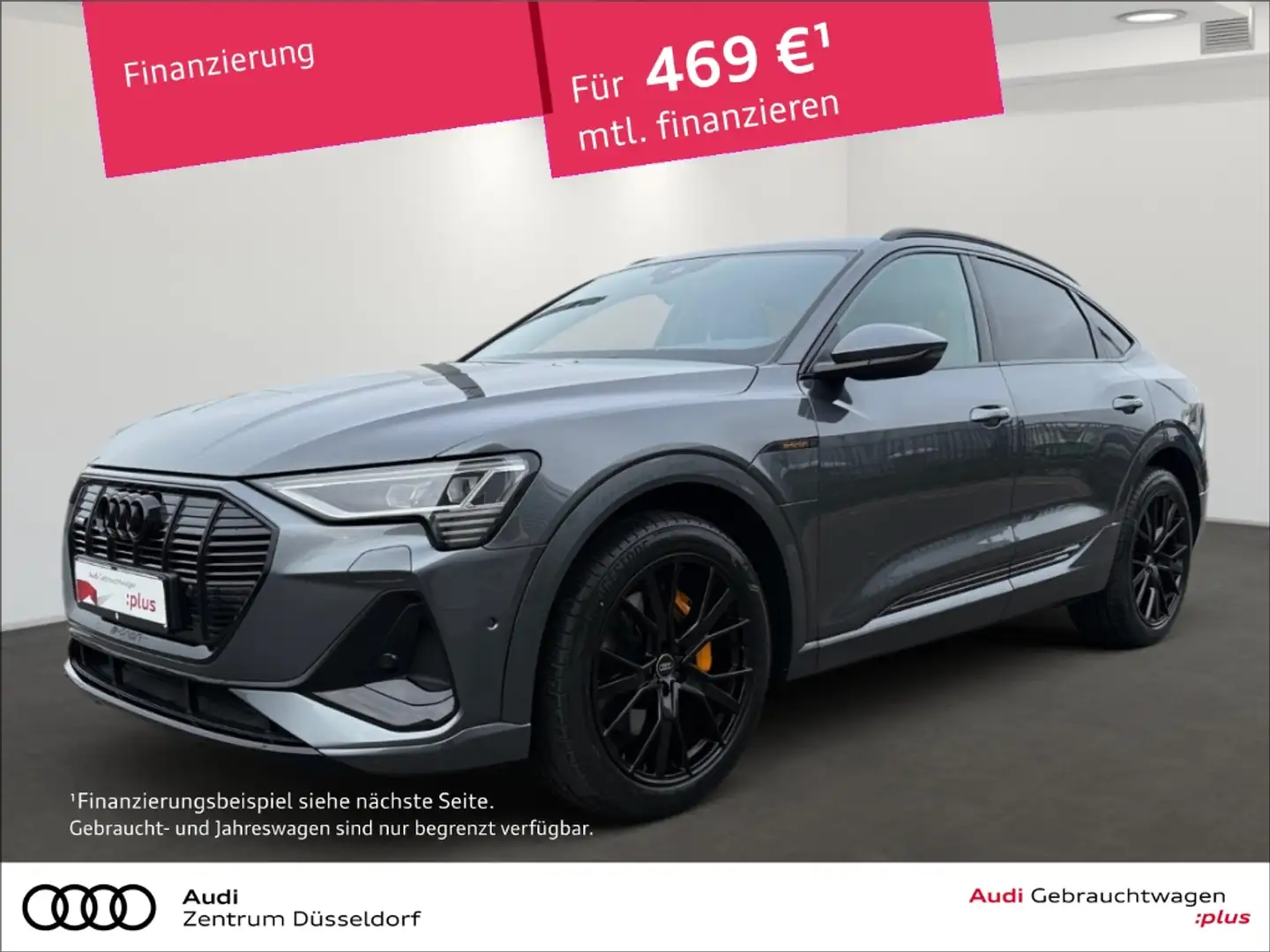 Audi e-tron Sportback 55 quattro S line PANO MATRIX ACC 360 UV Grau - 1