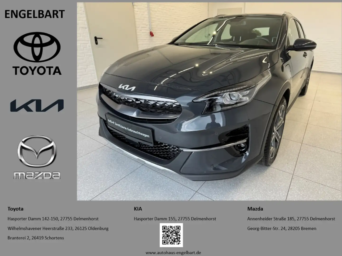 Kia XCeed Spirit PHEV 1.6 Techno-Paket Sitz-Komfort-Paket Grau - 1