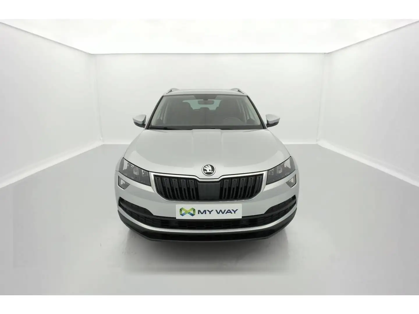Skoda Karoq Ambition 1.5TSI 110kW (150ch) DSG7 * CUIR * CAM RECUL * ATTELAGE * Argent - 2