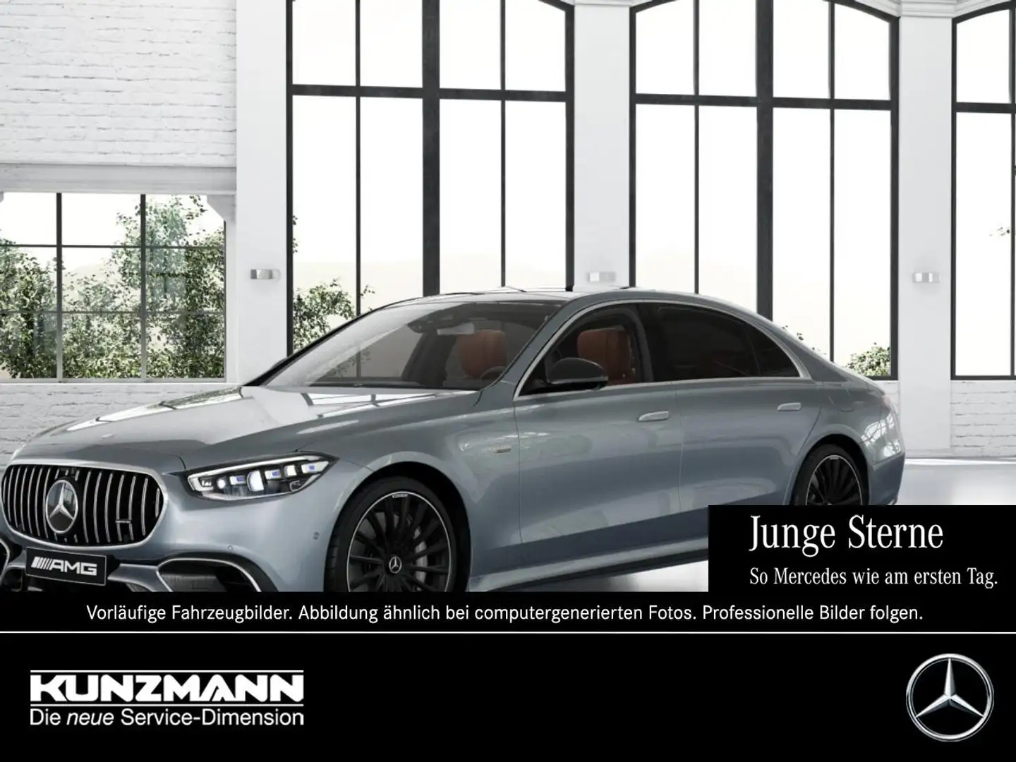 Mercedes-Benz S 63 AMG E Performance lang Panorama Memory 360° Stříbrná - 1