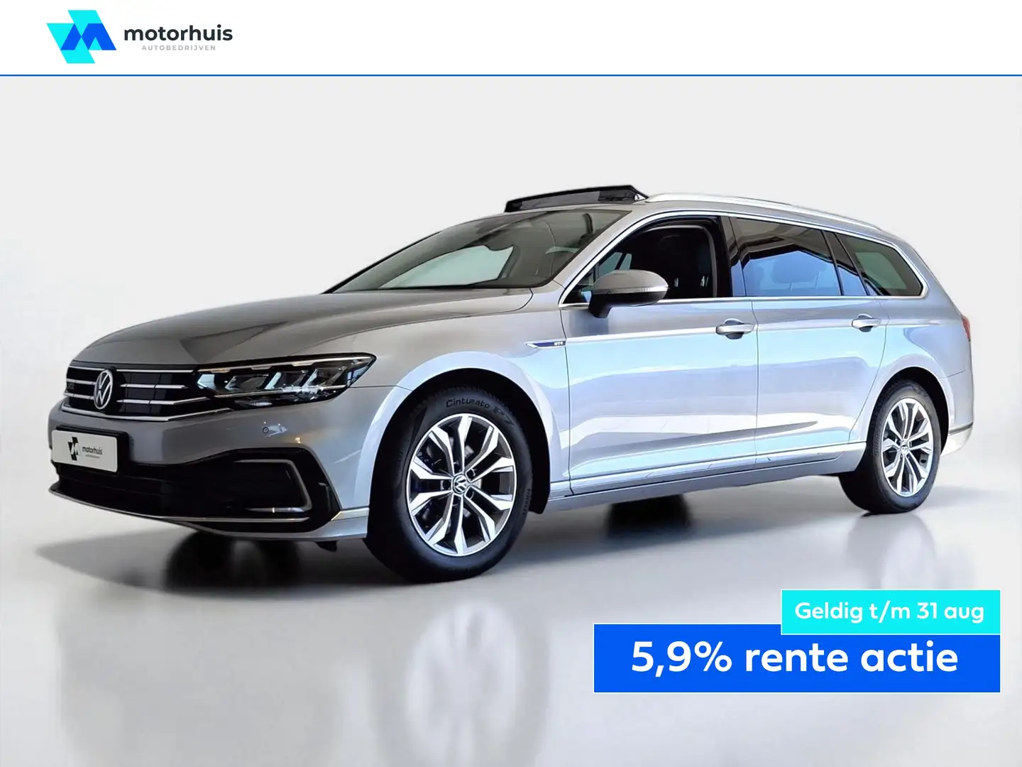 Volkswagen Passat Variant 1.4 TSI PHEV 218PK 6-DSG GTE PANO LED WINTERPACK V Grijs - 1