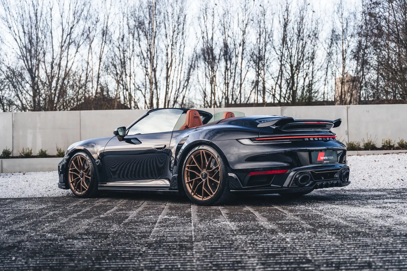 Porsche 992 Turbo S Cabrio / TECHART GT Sport Pack / 1 of 30 Schwarz - 2