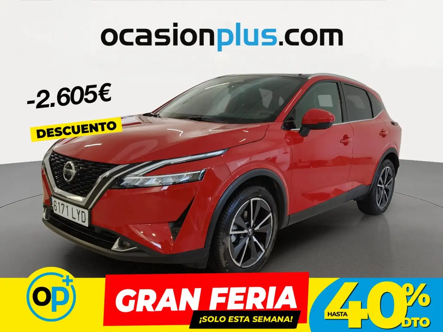 Nissan Qashqai 1.3 DIG-T mHEV 12V Tekna 4x2 Aut. 116kW Rojo - 1