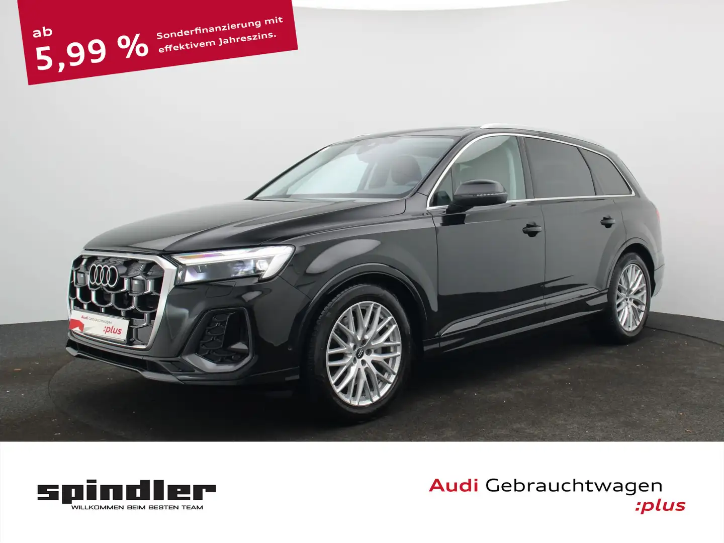 Audi Q7 S-Line 45 TDI quattro / Matrix, 7-Sitze, AHK Schwarz - 1
