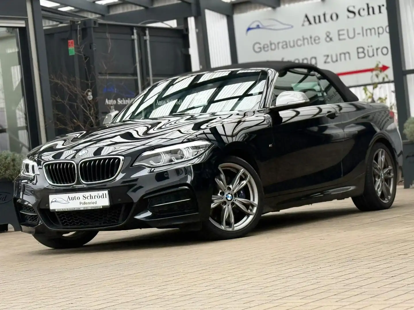 BMW M2 40i xDrive Cabrio, H/K, Adaptives Fahrwerk, Navi Schwarz - 1