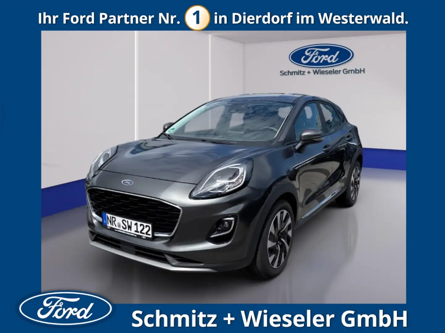 Ford Puma Titanium1.0EcoBoost MHEV 125PS Navi Sitzh. Gris - 1