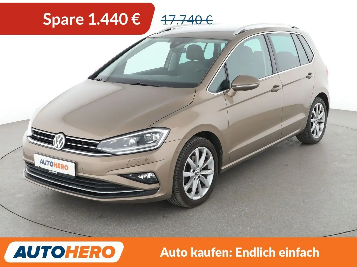 Volkswagen Golf 1.5 TSI ACT Highline Aut.*NAVI*CAM*SHZ* Gelb - 1
