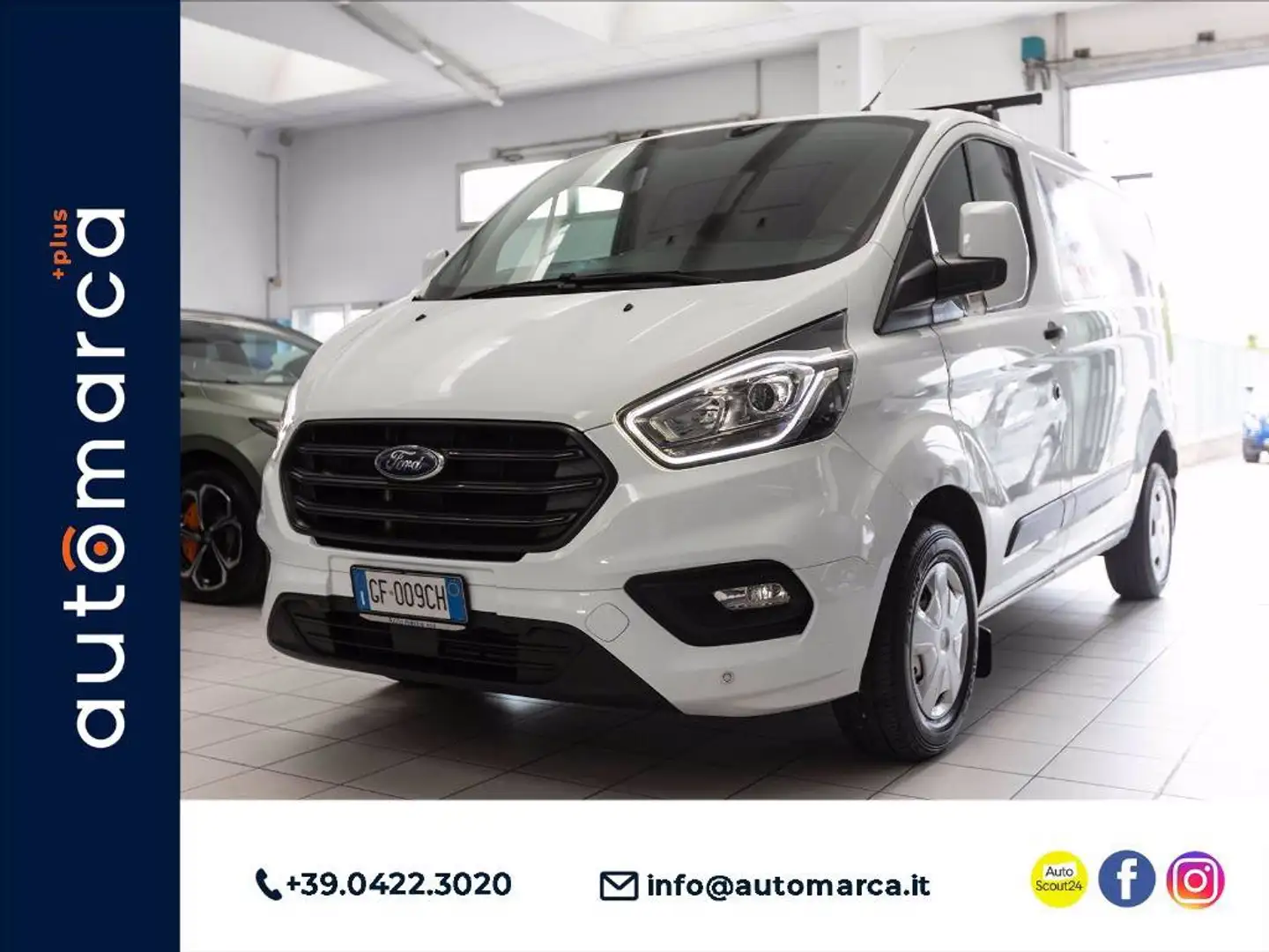 Ford Transit Custom 280 2.0 tdci 130cv trend L1H1 E6.2 Bianco - 1