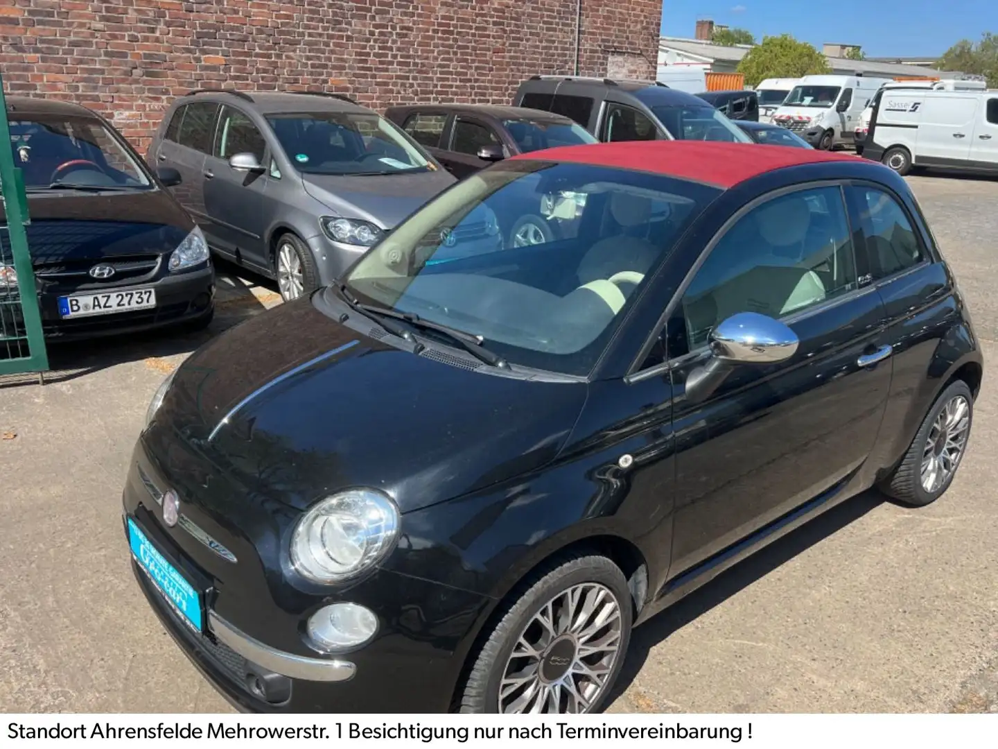 Fiat 500C Klimaautomatik+PDC+Bluetooth Schwarz - 1