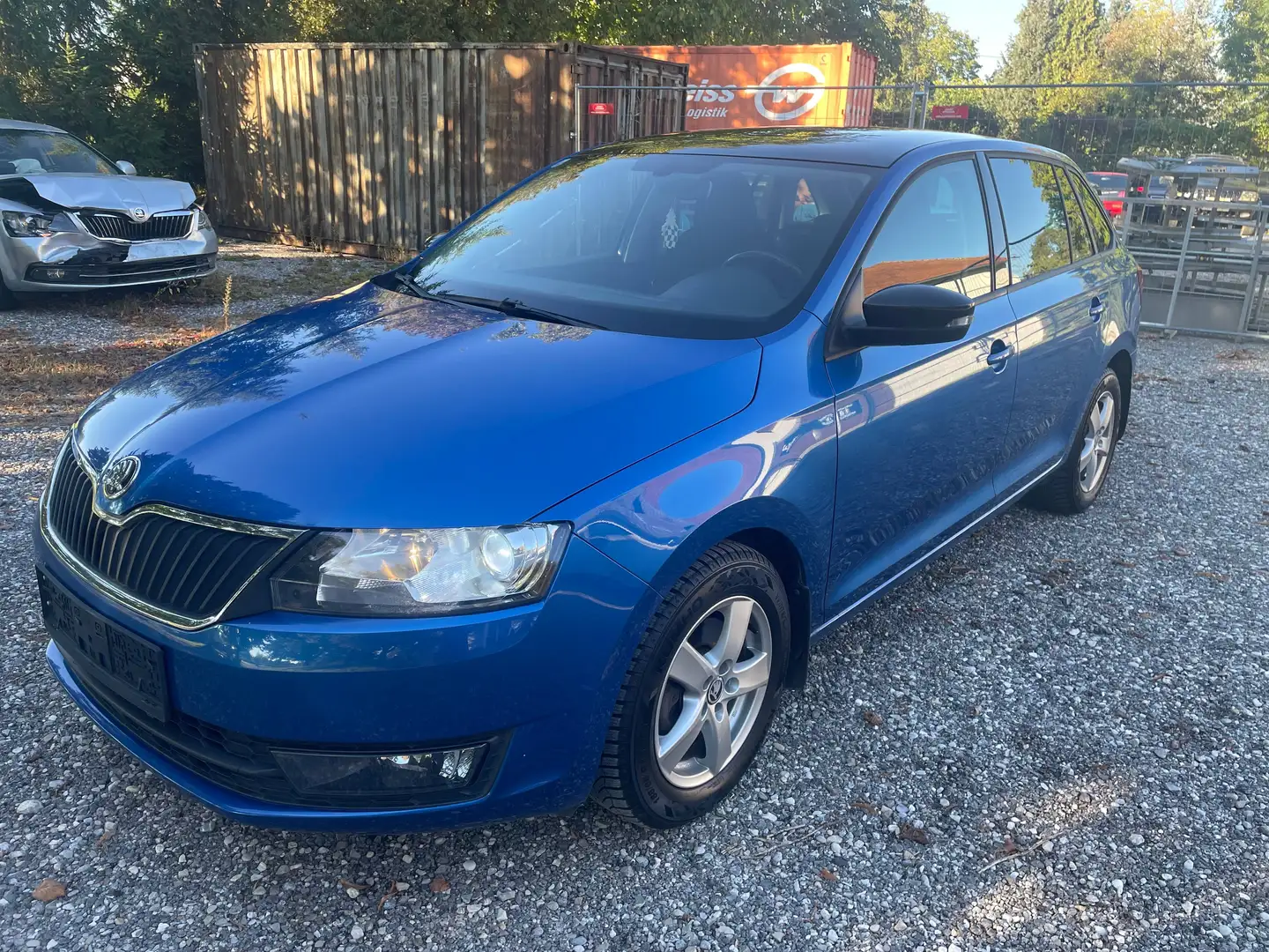 Skoda Rapid/Spaceback Ambition+neu pickerl 9/2027+4monat+tel nr.06991153 Blau - 1