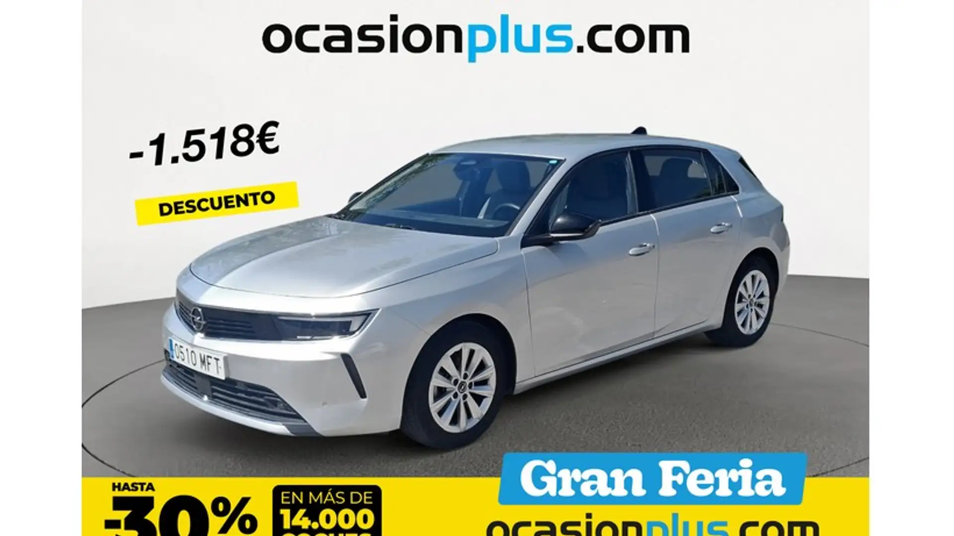 Opel Astra 1.2T XHT S/S Edition 130 Gris - 1