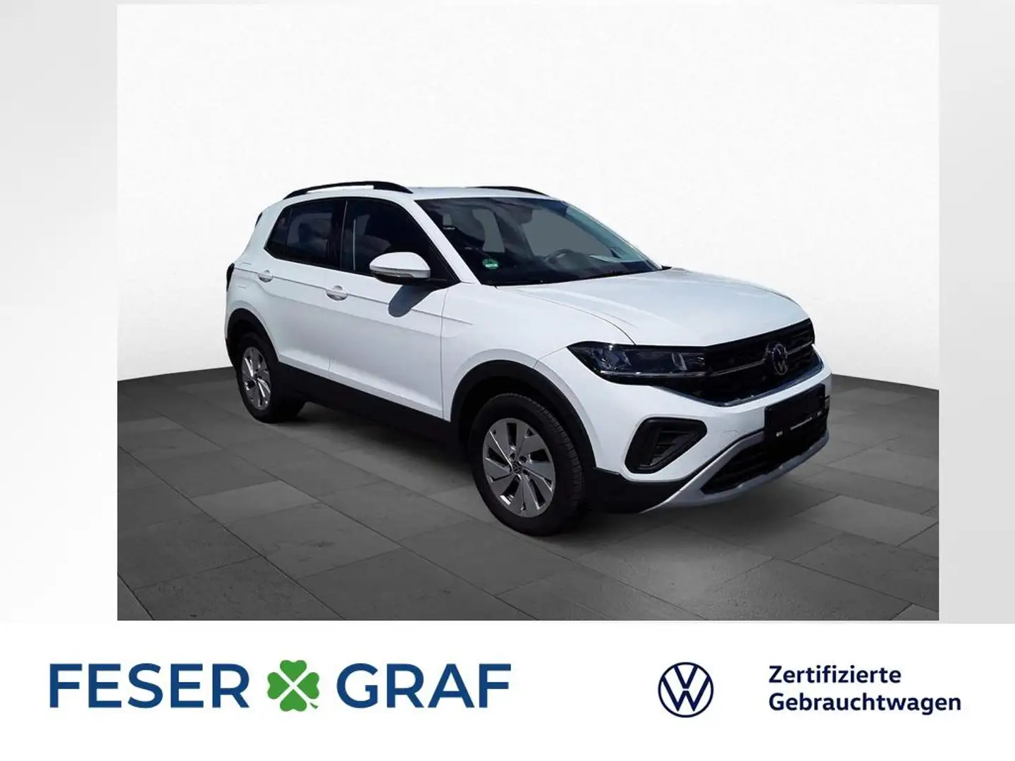 Volkswagen T-Cross 1.0 TSI LIFE DSG NAVI KAMERA ACC SHZ Blanc - 1