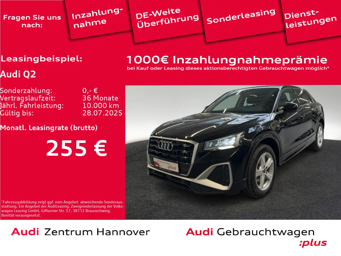 Audi Q2 S line 35 TDI AHK SONOS virtual Keyless Black - 1