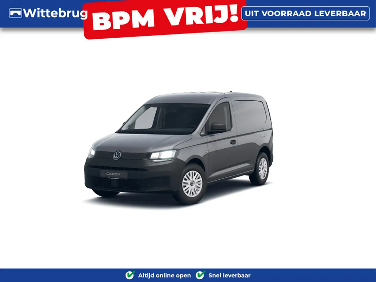Volkswagen Caddy Cargo 2.0 TDI Comfort Automaat / PDC Zwart - 1