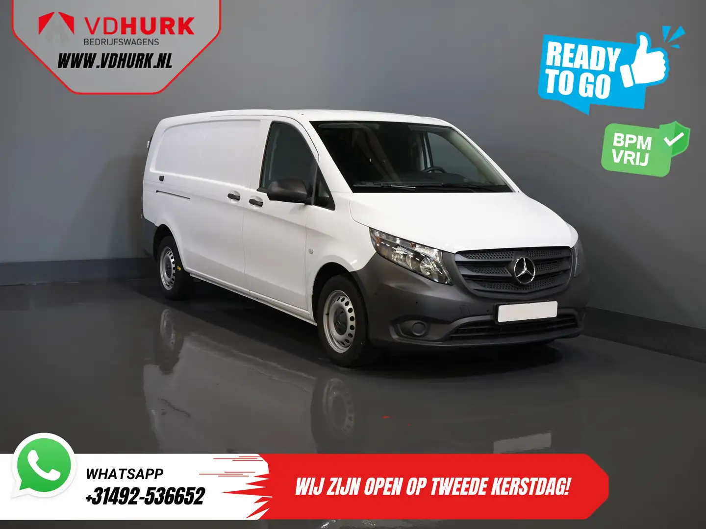 Mercedes-Benz Vito 116 CDI Aut. L3 XL BPM VRIJ! Carplay/ Stoelverw./ Blanc - 1