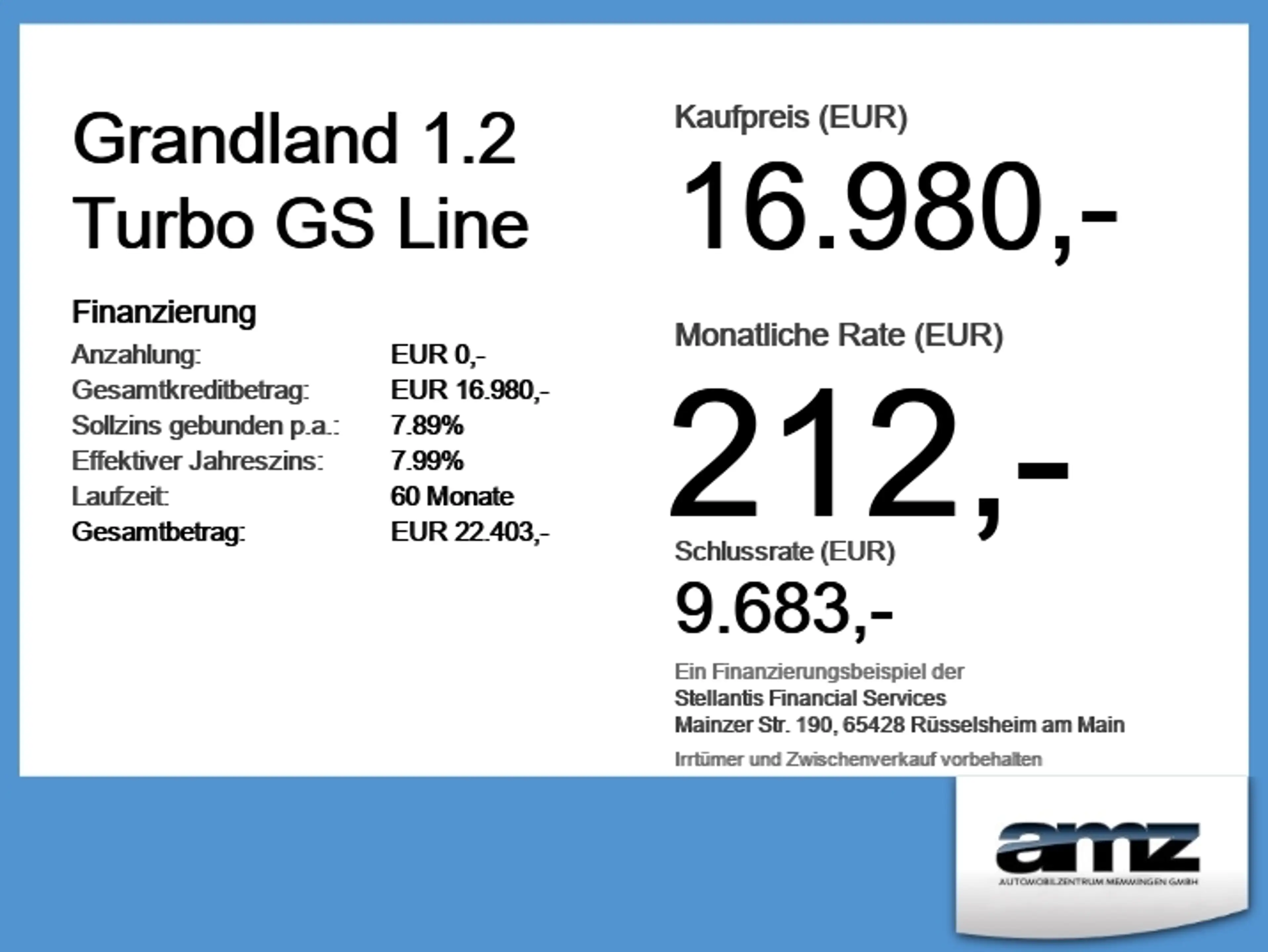 Opel Grandland 1.2 Turbo  GS Line LED+SHZ+Winterp.+LM — photo 6